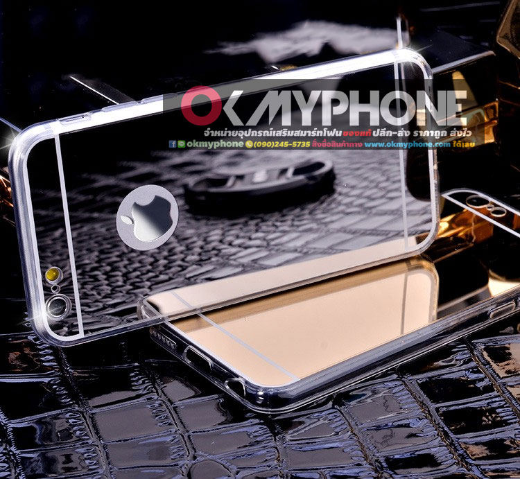 เคสสำหรับโทรศัพท์มือถือ iPhone 6/6s 4.7" TPU Ultraslim (สีเงิน/ทอง/ชมพูโรส) OEM แท้