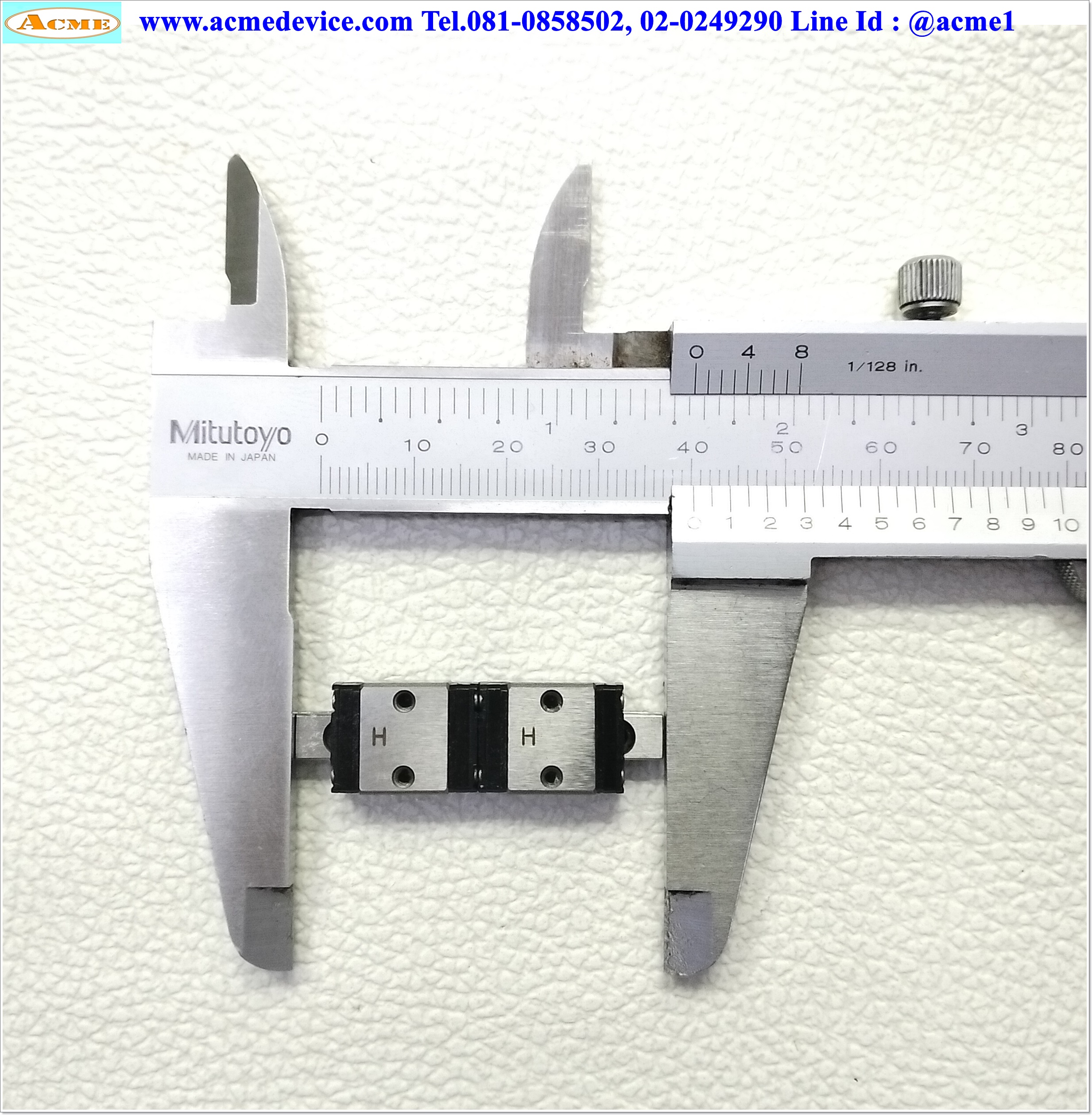 Linear Block and Rail IKO รุ่น H, รางสไลด์ขนาด 5 mm. x 40 mm. ( 2 Block)