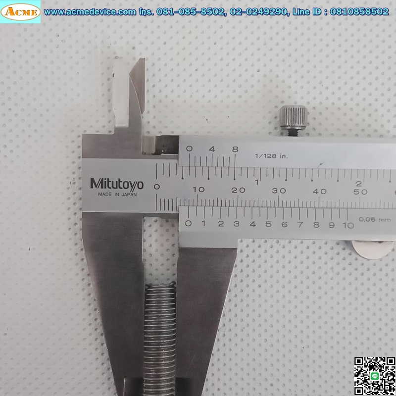 ขาฉิ่งขนาดยาว 95 mm., เกลียว 8 mm., โต 44 mm.