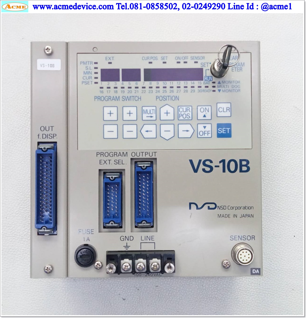 Limit Switch Output Controller NSD รุ่น VS-10B-UDNP-1-1.1