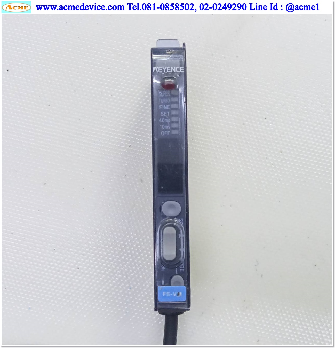 Fiber Amp Keyence รุ่น FS-V11 (มีฝาปิด)