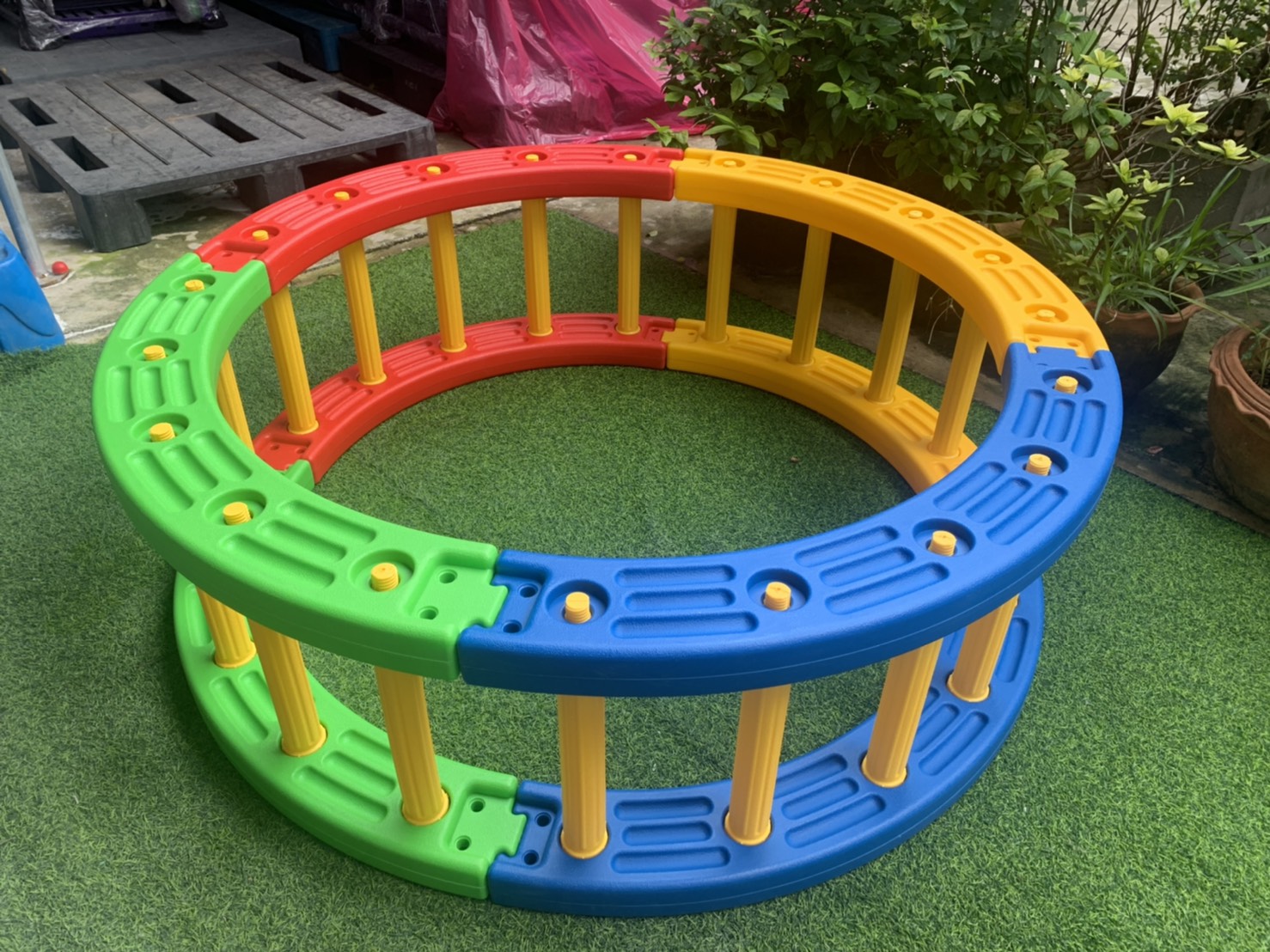 สะพานโค้งฝึกทักษะ