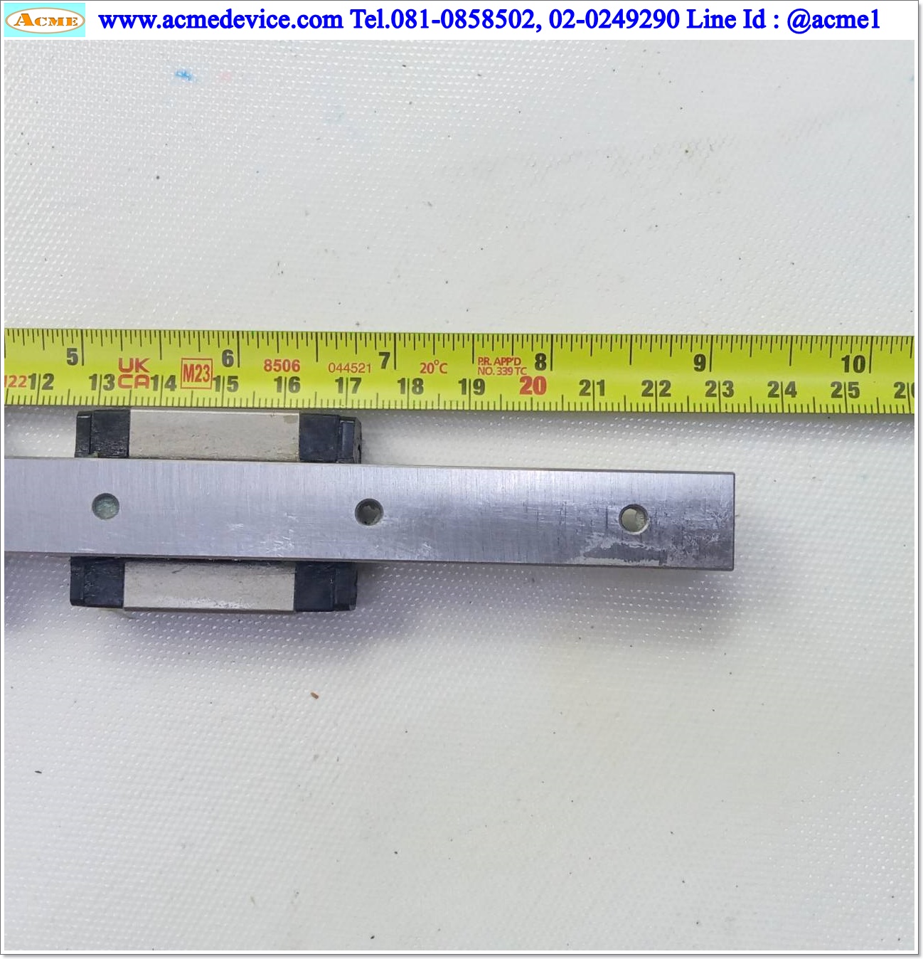 Linear Block and Rail NSK รุ่น LU15, รางสไลด์ขนาด 15 mm x 230 mm ( 2 Box )