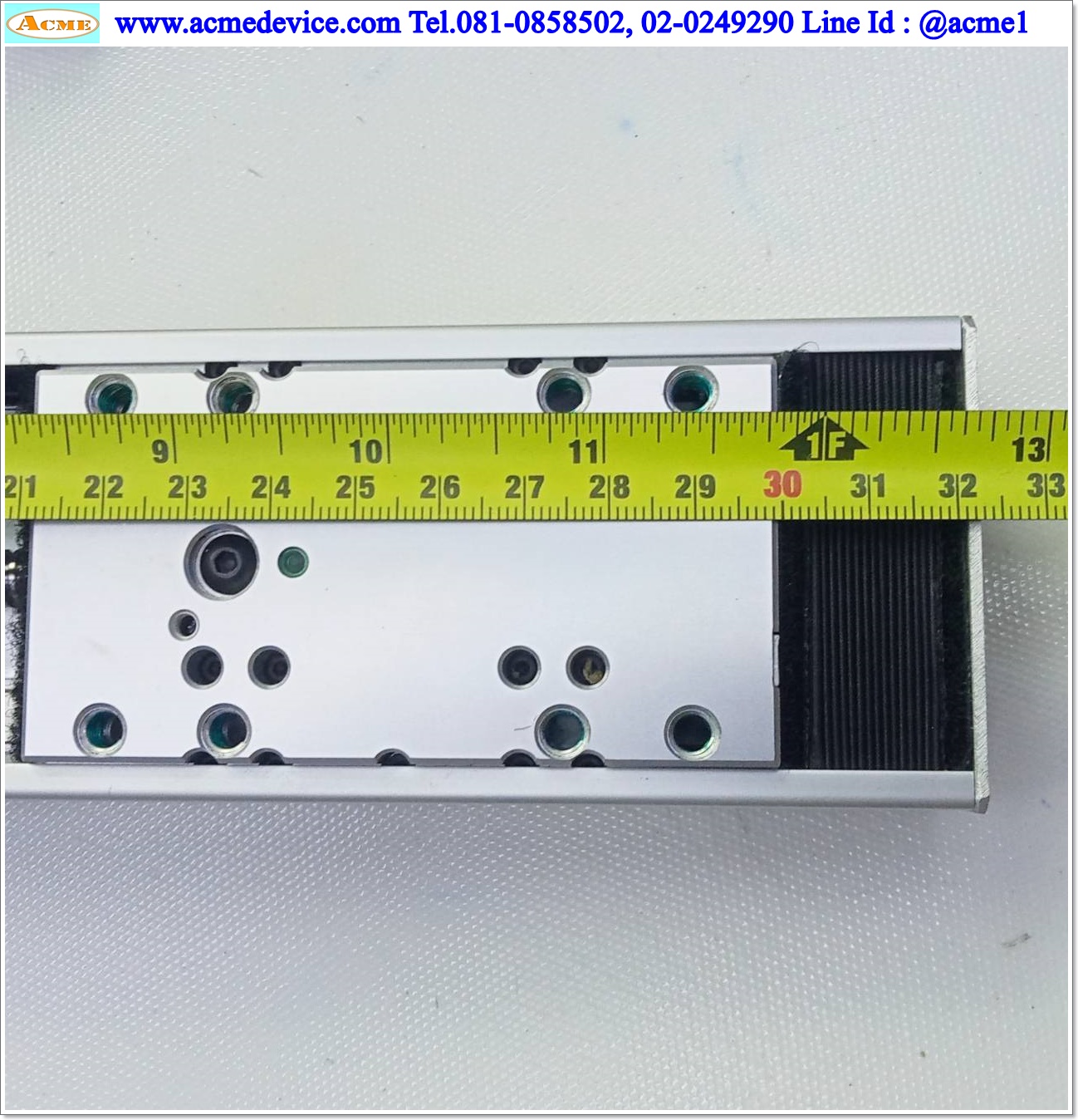 แกนสําเร็จรูป Ball Screw Parker รุ่น 402004LNMP & PM-F24 (3), แกนโต 8 mm., Stroke 100 mm., Pit 2 mm.