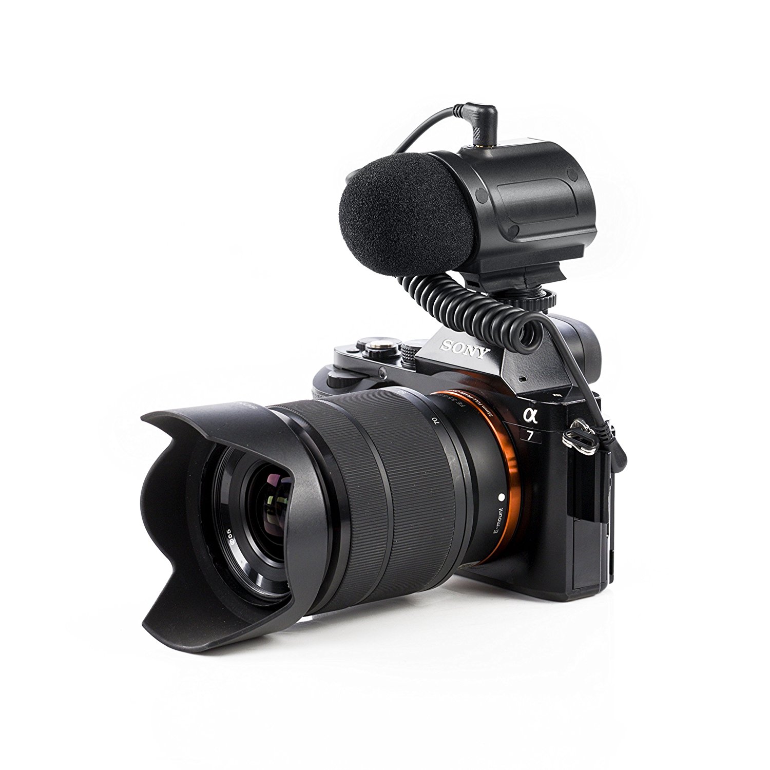 Saramonic SR-PMIC2 Mini Stereo Condenser Microphone with Integrated Shockmount, Low-Cut Filter & Battery-Free Operation for DSLR Cameras & Camcorders รับประกันศูนย์ไทย 1 ปี