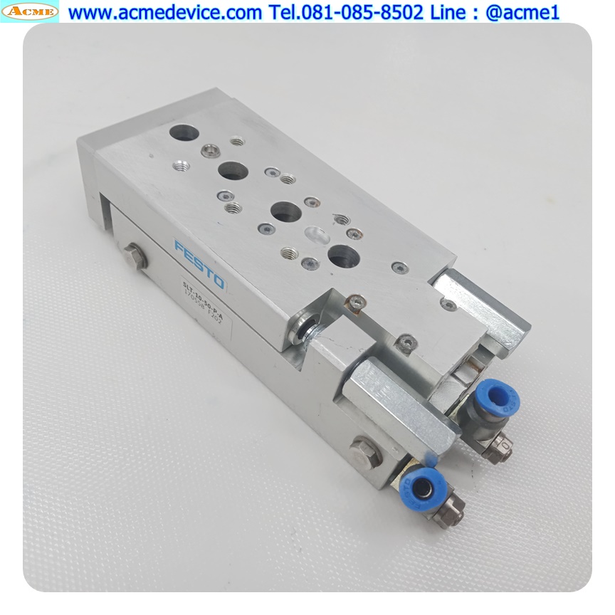 Air Cylinder Festo รุ่น SLT-10-50-P-A, Bore 10 mm., Stroke 50 mm.