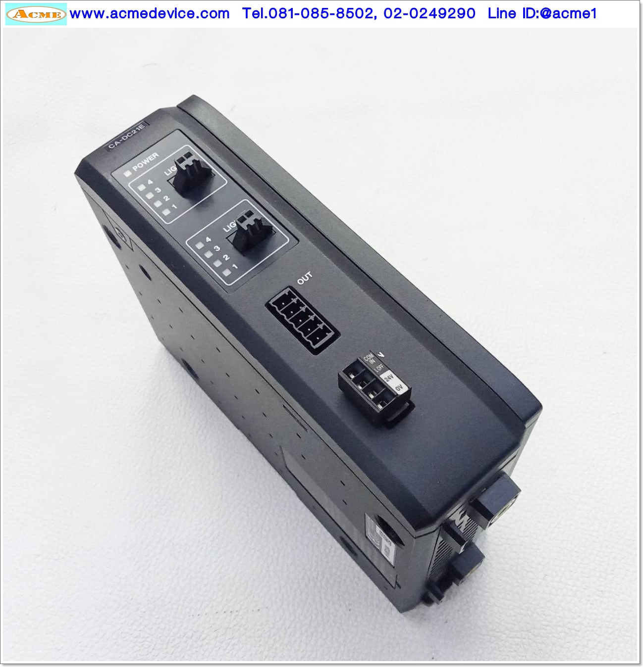 keyence Camera LED Lighting Controller รุ่น CA-DC21E, 24Vdc, For XG/CV-5000/CV-X200/CV-X100 ซีรี่ส์