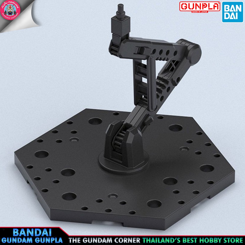 ACTION BASE 5 BLACK ฐานตั้งสำหรับกันพลาสีดำได้ทุกเกรด อุปกรณ์ต่อโมเดล Spares