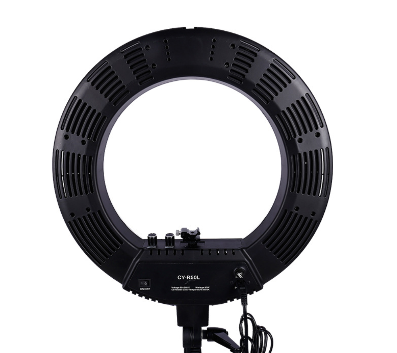 Ringlight ไฟวงแหวนถ่ายภาพขนาด18นิ้ว รุ่น CY-R50L ไฟต่อเนื่องถ่ายรูป ไฟแต่งหน้า