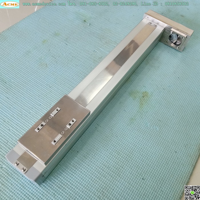 แกนสําเร็จรูป Ball Screw IAI รุ่น RCS2CR-SA, ขนาด 70 mm x 550 mm, แกนโต 12 mm, Stroke 350 mm, Pit 16, ระยะรูยึด 37 mm, Dia 40 mm
