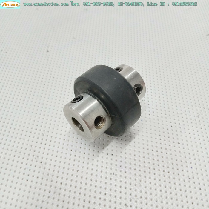 Coupling ขนาด ID 6/7mm, OD 30mm, L 32mm, Rubber Coupling