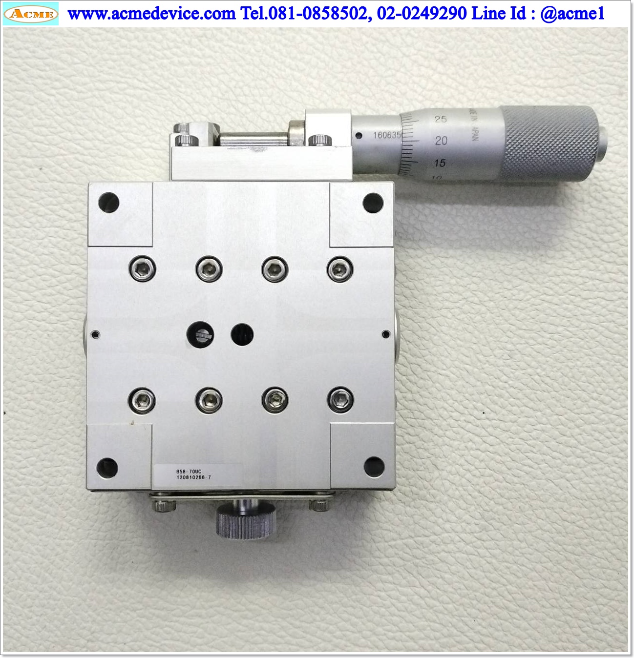 Linear Stage รุ่น B58-70LC, GPWG70-70, ขนาด 70 x 70 mm.