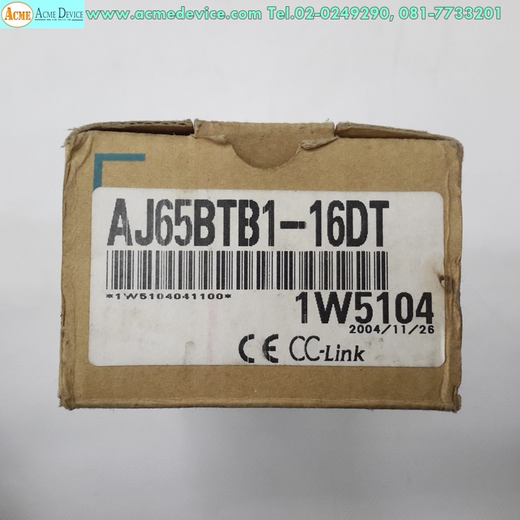 CC-Link Mitsubishi AJ65BTB1-16DT, Input/Output Unit (ใหม่)