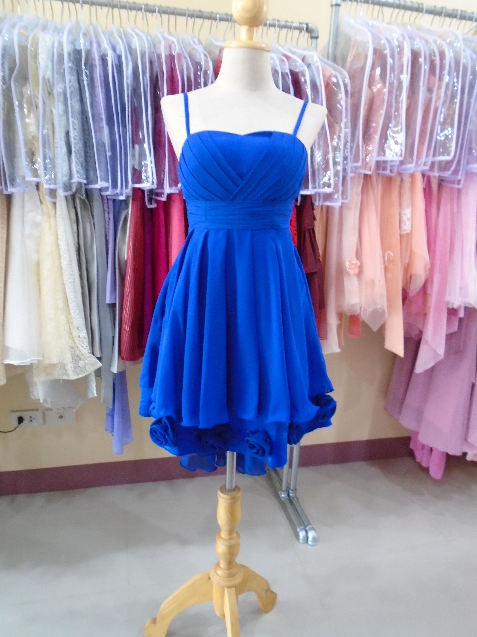 ราตรีสั้นสีน้ำเงิน(ฟรีไซส์)