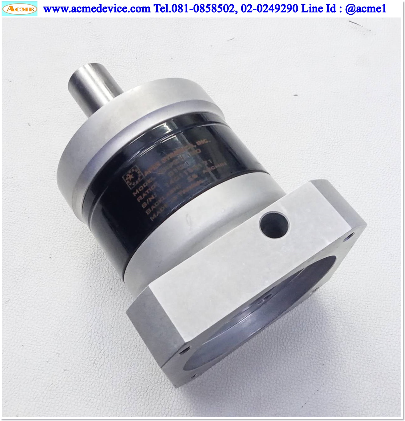Gear Head APEX รุ่น PE ll 120, Retio 10:1 (เพลาเข้า 24 mm., ออก 32 mm.), for 1kW, 1.5kW, 3kW