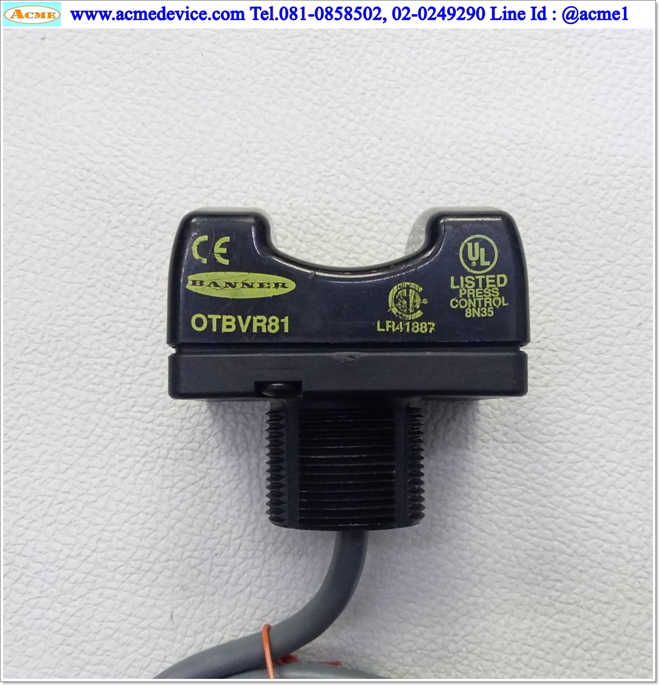 Photoelectric Banner รุ่น OTBVR81, 24V (NO/NC)