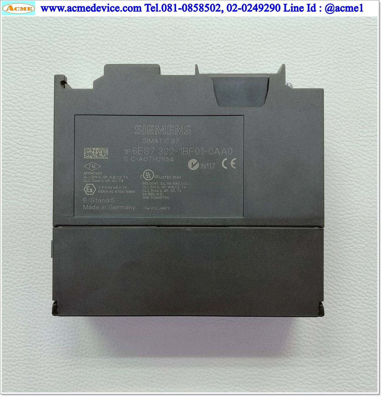 PLC Siemens Simatic รุ่น 6ES7322-1BF01-0AA0, SM 322, Digital output