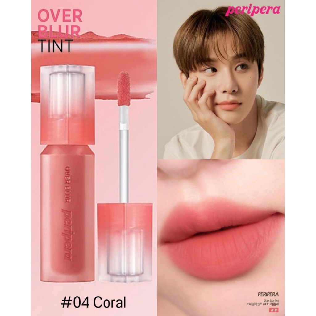 ลิปเพริเพร่า Peripera Over Blur Tint สี04 Coral La La