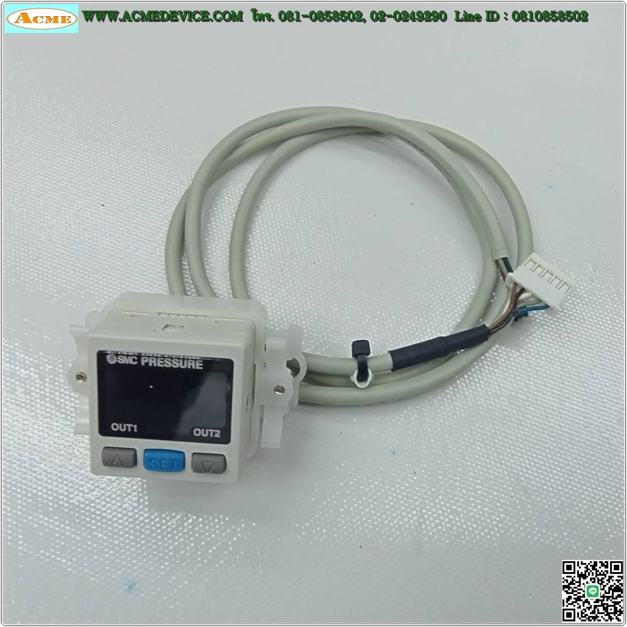 Pressure SMC รุ่น PSE300, NPN, Analog out 1-5V