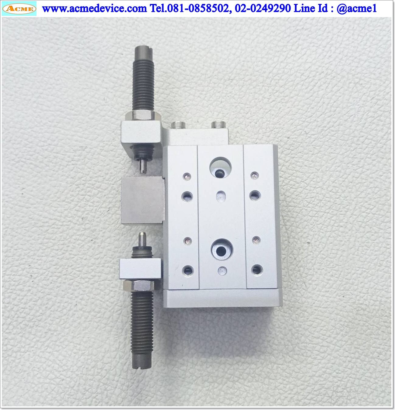 Guide Cylinder SMC รุ่น MXS8-10, Bore 8 mm., Stroke 10 mm.