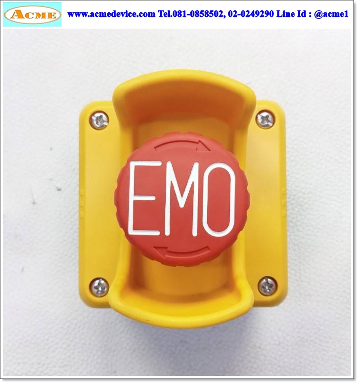 Emergency Switch Idec รุ่น FB1W-XW1E-BV402MRH, 2NC, Control Station