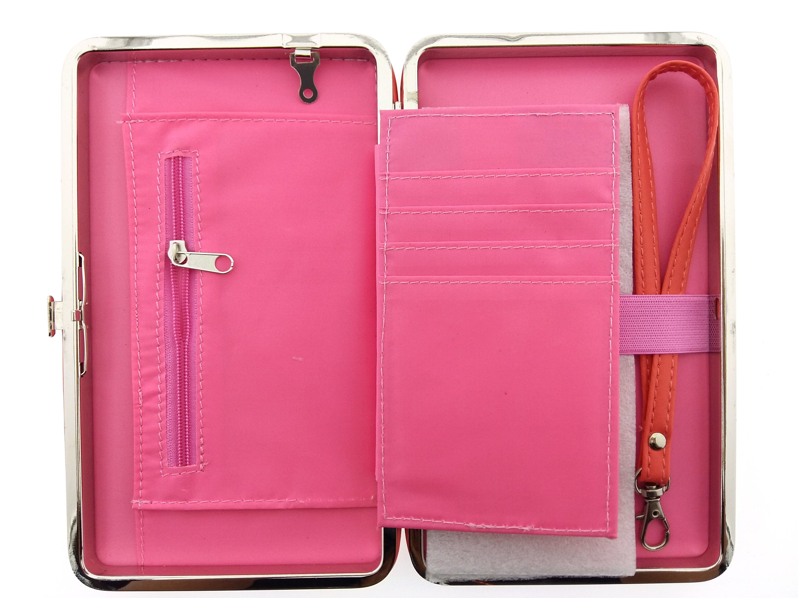 กระเป๋าใส่มือถือสมาร์ทโฟนและของเอนกประสงค์ ลายเด็กผู้หญิง (ขนาด 11x19ซม.)