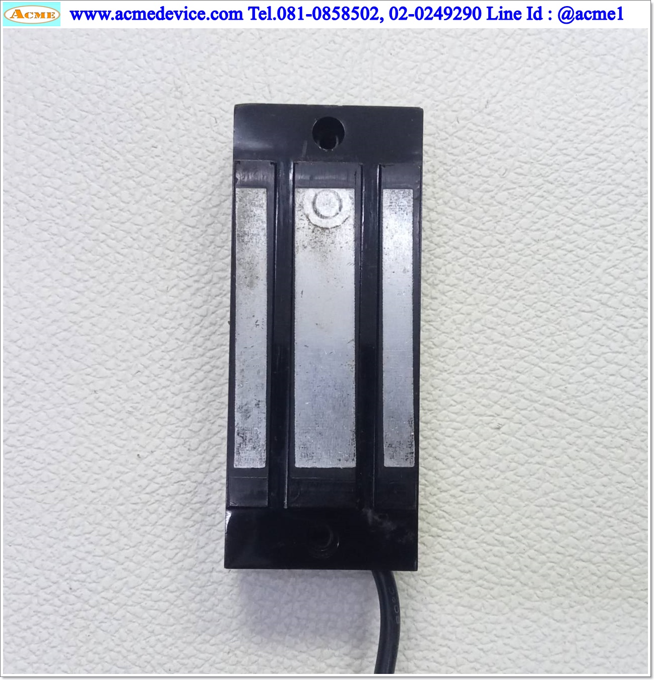 แม่เหล็กไฟฟ้า Electromagnetic Lock 24V, ขนาด 33 mm. x 80 mm. x 20 mm
