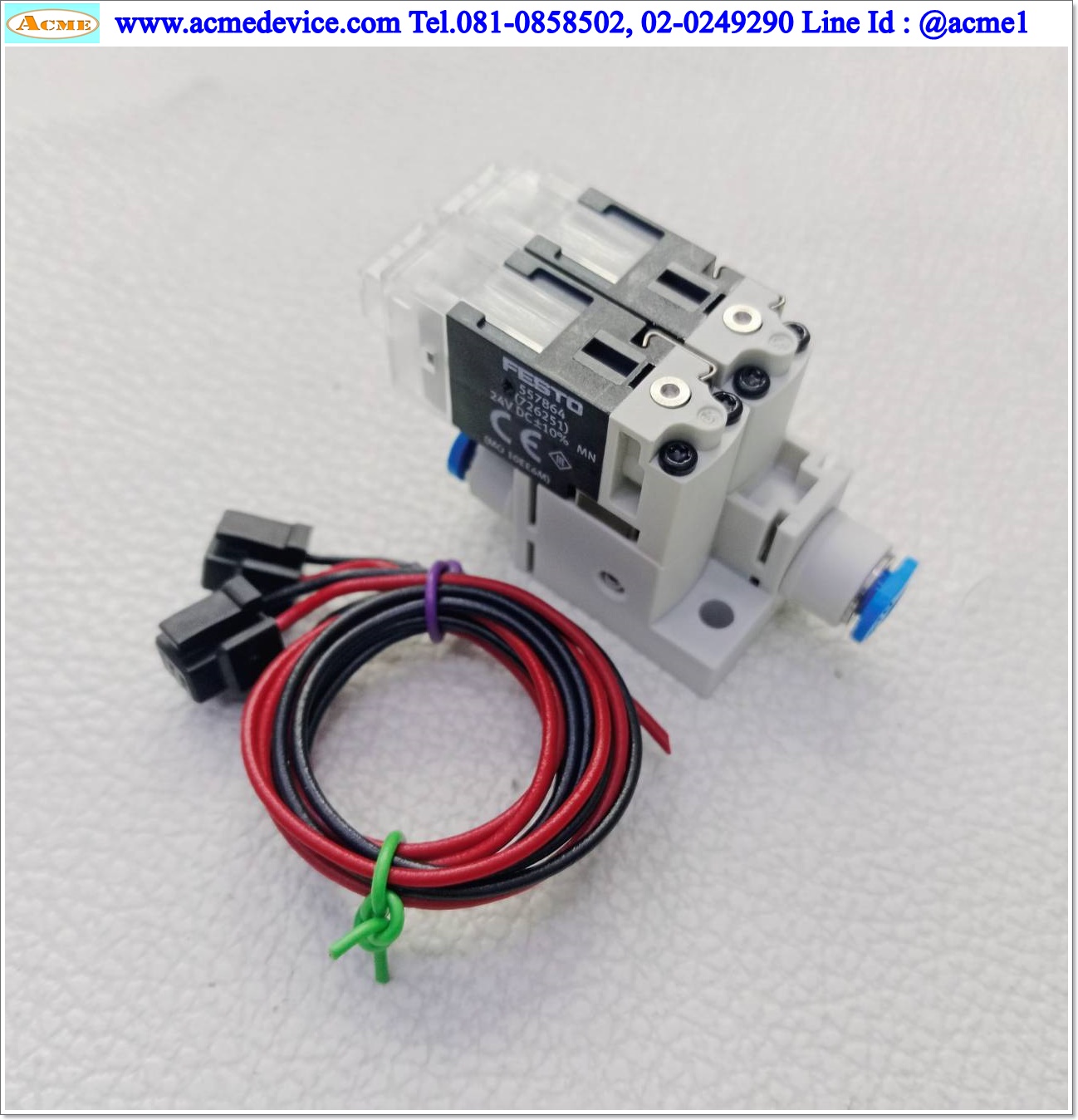 Vacuum Valve Festo รุ่น MHA1-2X2/2G-1,5-3-3-3, 24Vdc