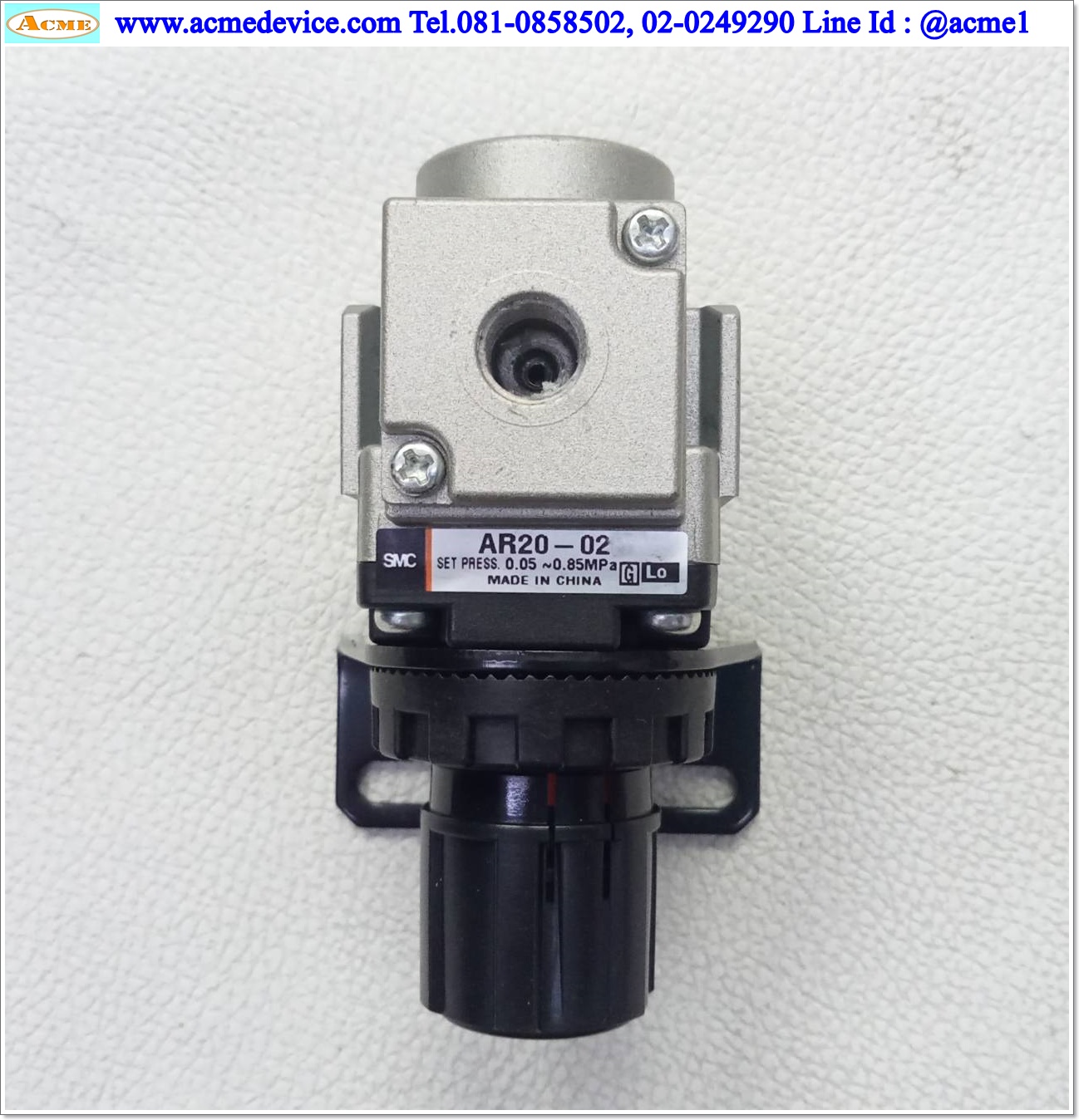 Regulator SMC รุ่น AR20-02, 0.05-0.85MPa