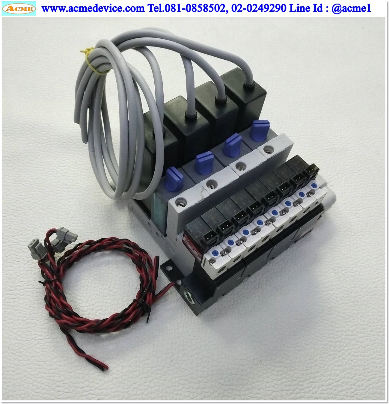 Vacuum Ejector Convum รุ่น MC22 series + V23C-NGA (4), -87kPa, 24Vdc