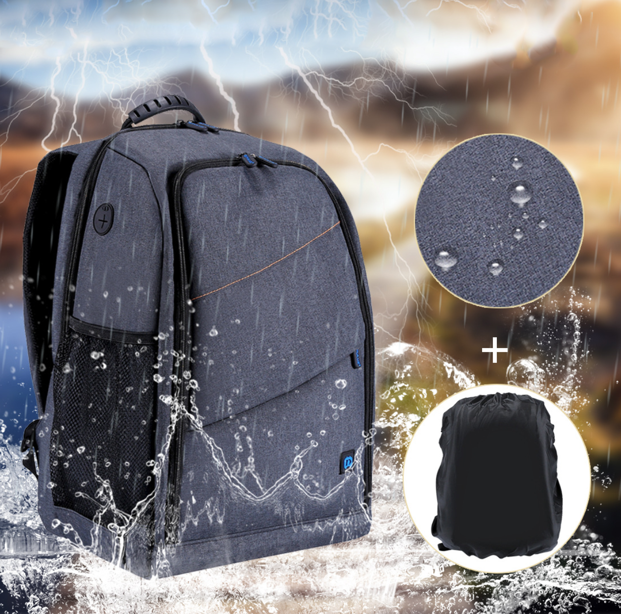 กระเป๋ากล้อง Backpack ยี่ห้อ Puluz รุ่น PU5011 สำหรับใส่กล้อง ขาตั้ง อุปกรณ์กล้อง