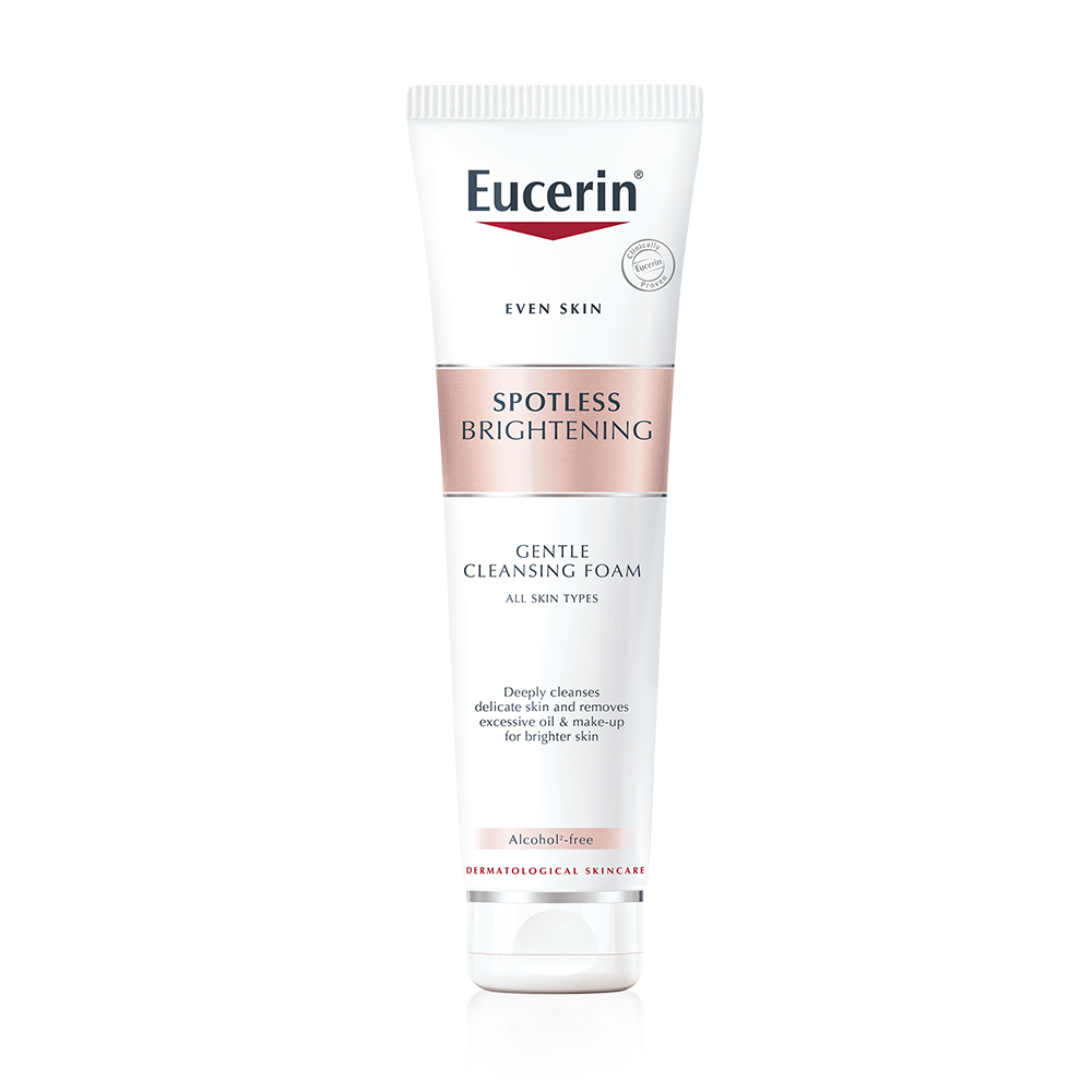 โฟมล้างหน้ายูเซอริน Eucerin Spotless Brightening Gentle Cleansing Foam Deepy Cleanses 150g