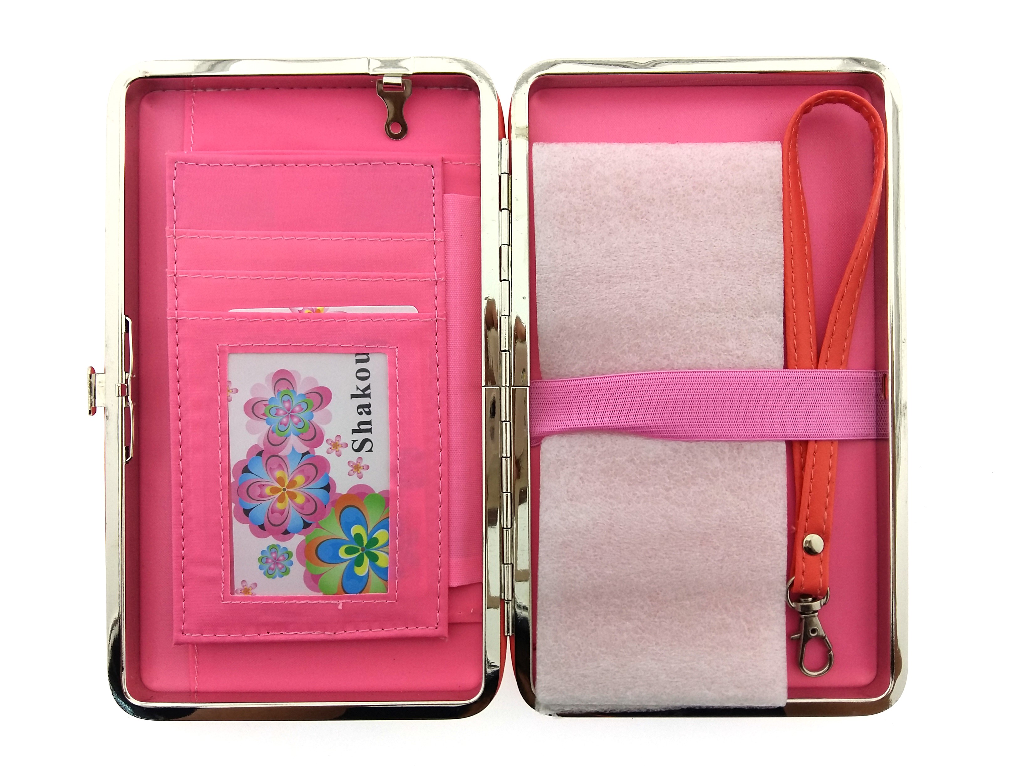 กระเป๋าใส่มือถือสมาร์ทโฟนและของเอนกประสงค์ ลายเด็กผู้หญิง (ขนาด 11x19ซม.)