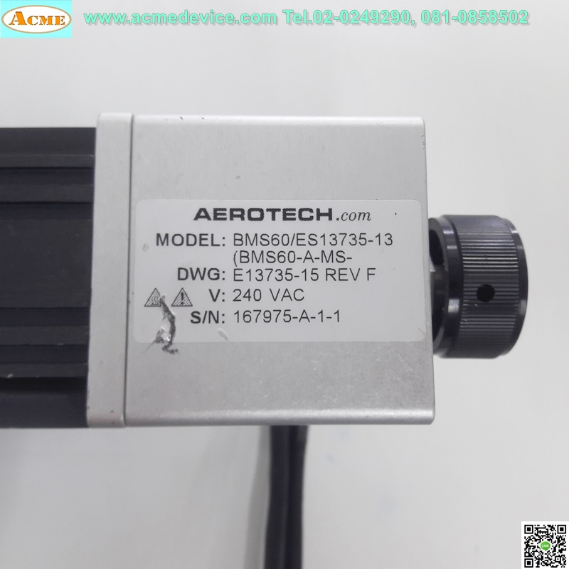 Motor Aerotech รุ่น BMS60/ES13735-13 (BMS60-A-MS), 240V