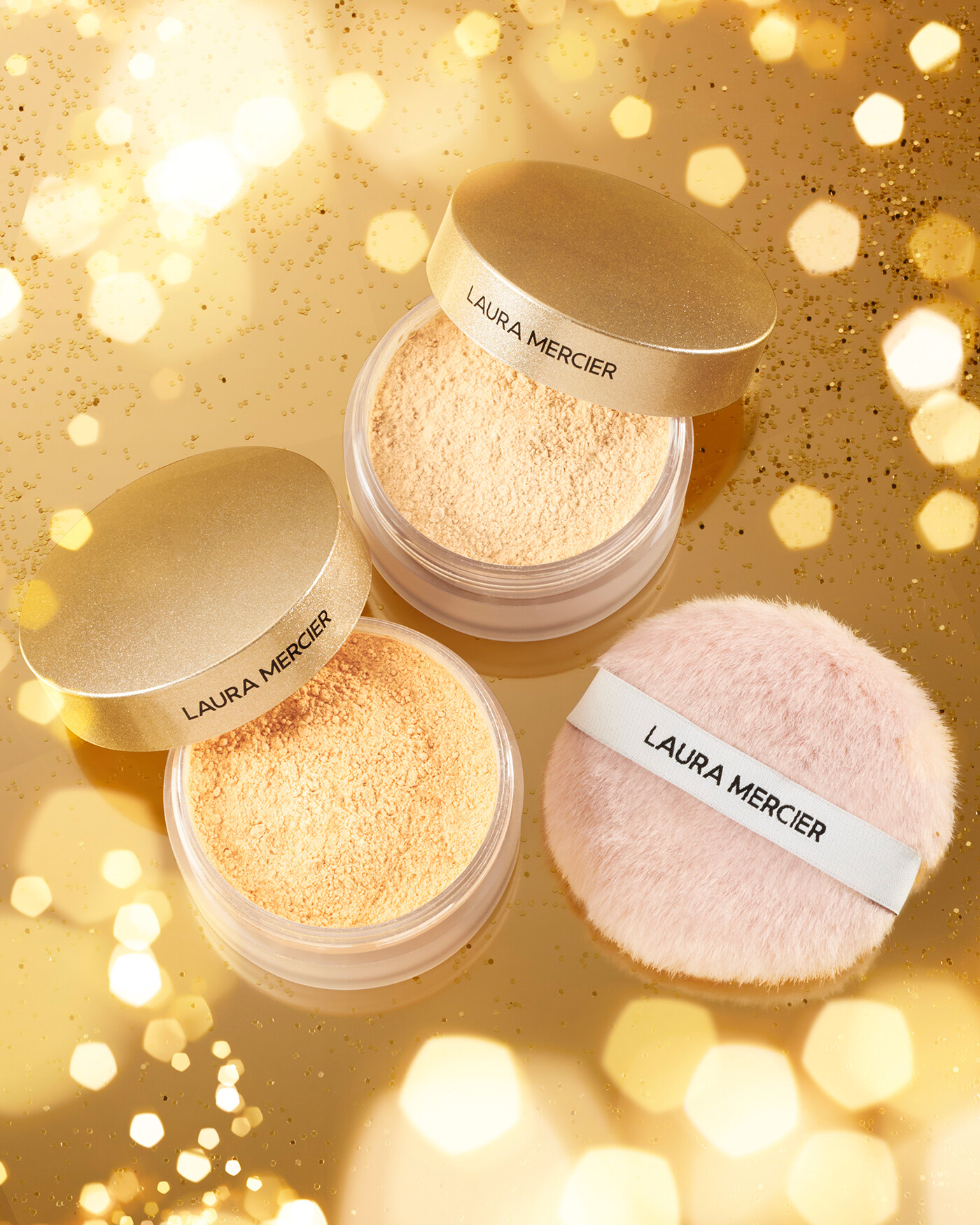 แป้งฝุ่นลอร่า Laura Mercier Loose Setting Powder Translucent 29g + Puff Set for Perfection