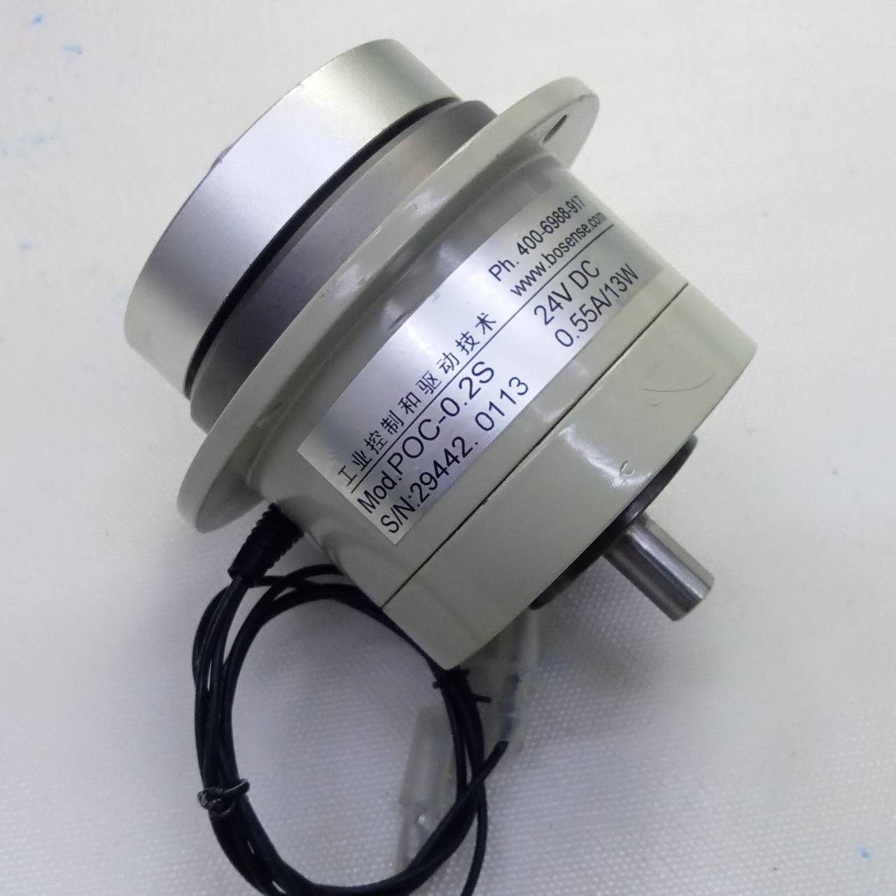 Tension, Powder Clutch bosense รุ่น POC-0.2S, 24Vdc, 2 Nm.