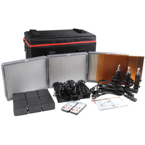 Aputure Amaran 3-Point 2-Daylight Spot, 1-Bi-Color Flood HR672 3-Light Kit (SSC)