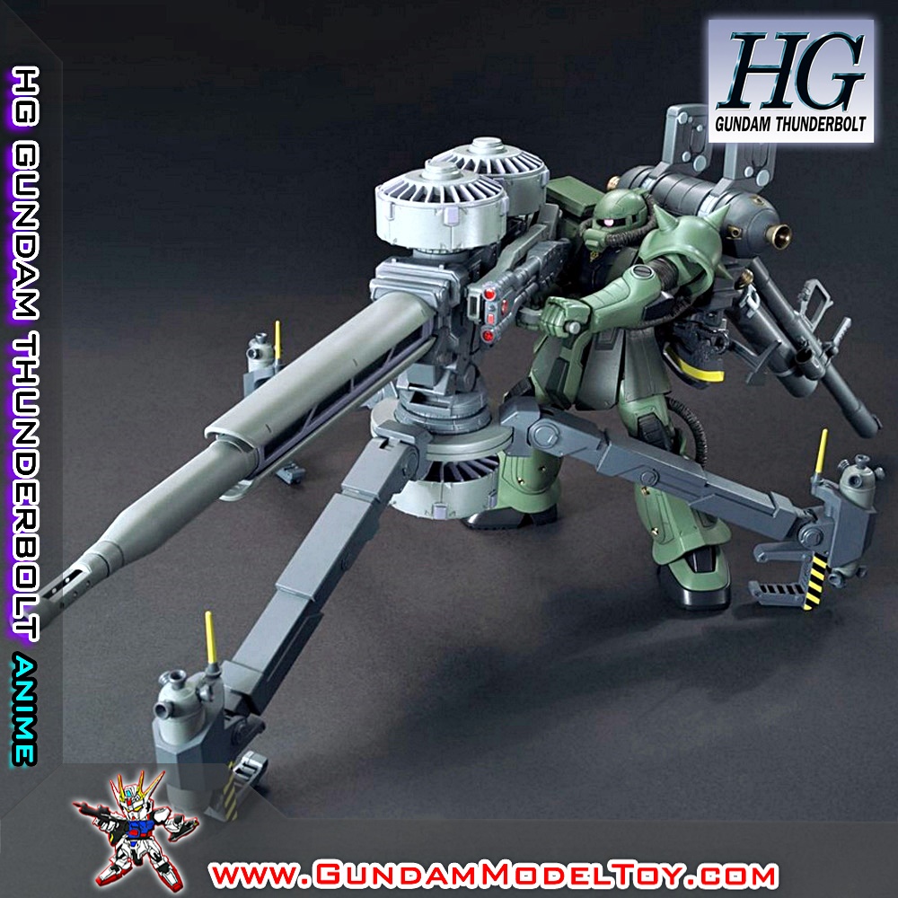 HGTB 1/144 ZAKU II MASS PRODUCTION+BIG GUN SET ANIME VER. ซาคุ 2 + ปืนใหญ่ อะนิเมะ เวอร์ชั่น