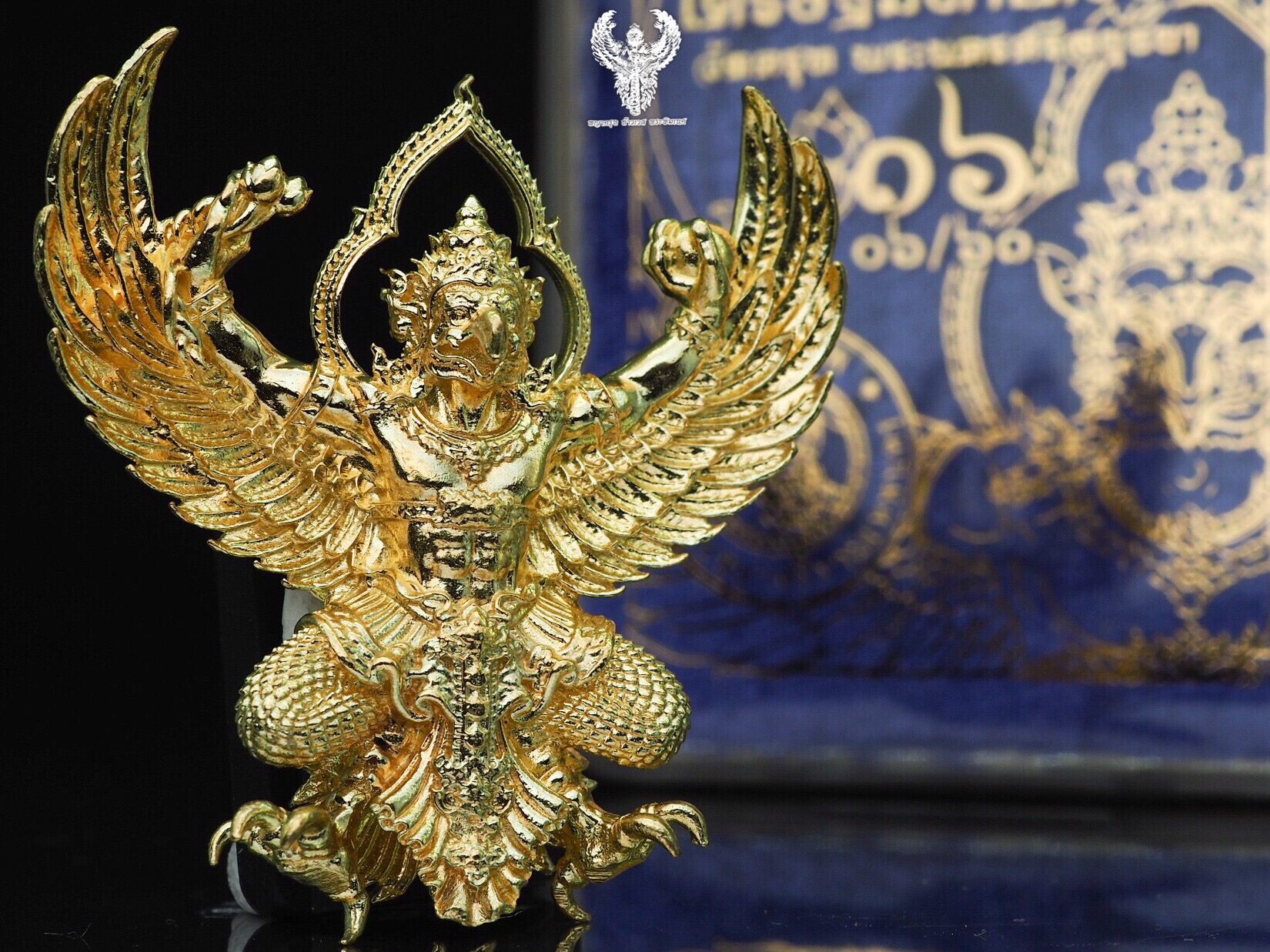 พญาครุฑ รุ่น เศรษฐีมหาเศรษฐี วัดครุฑ อยุธยา เนื้อทองเบญจา