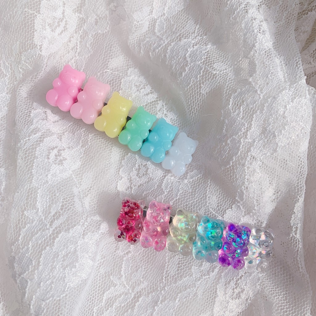 กิ๊บติดผม หมีพาสเทล คู่ ราคา 27