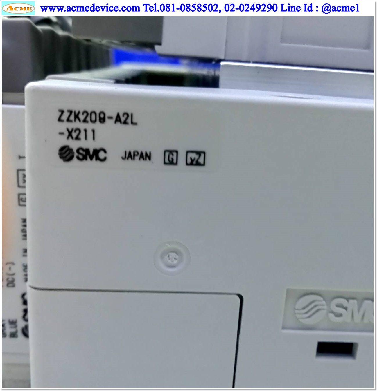 Vacuum Ejector SMC รุ่น ZZK208-A2L-X211, -91kPa, PNP, 24Vdc (8)