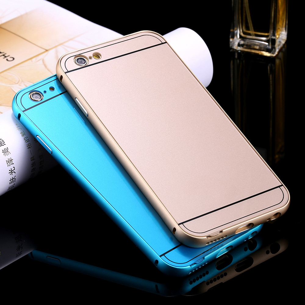 เคสสำหรับโทรศัพท์มือถือ iPhone 5/5s เฟรมอลูมิเนียม (สีทอง/เงิน/ดำ/ฟ้า/ชมพู)