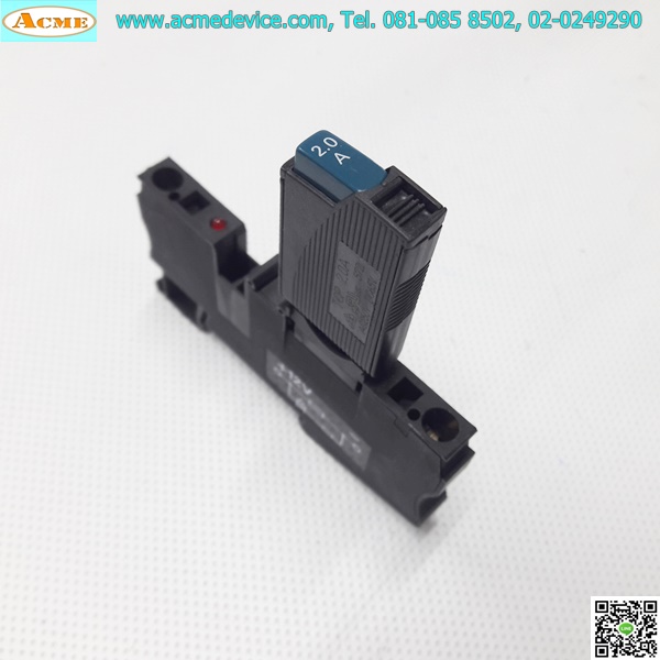 Breaker 1P Phoenix Contact รุ่น TCP-2.0A + Socket ST 4-FSI/C