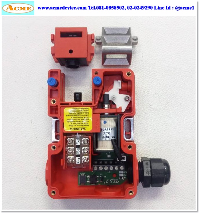 Safety switch Omron รุ่น TL8012, TL8012-S2024FM, 24V AC/DC, 3NC, 2NO