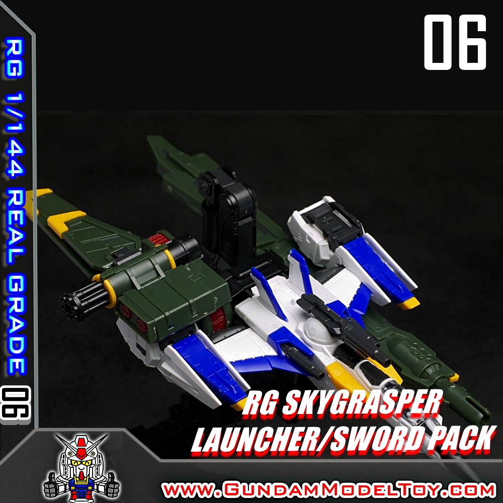RG 1/144 SKYGRASPER LAUNCHER/SWORD PACK สกายแกรสเปอร์ ลอนช์เชอร์/สวอด แพ็ค