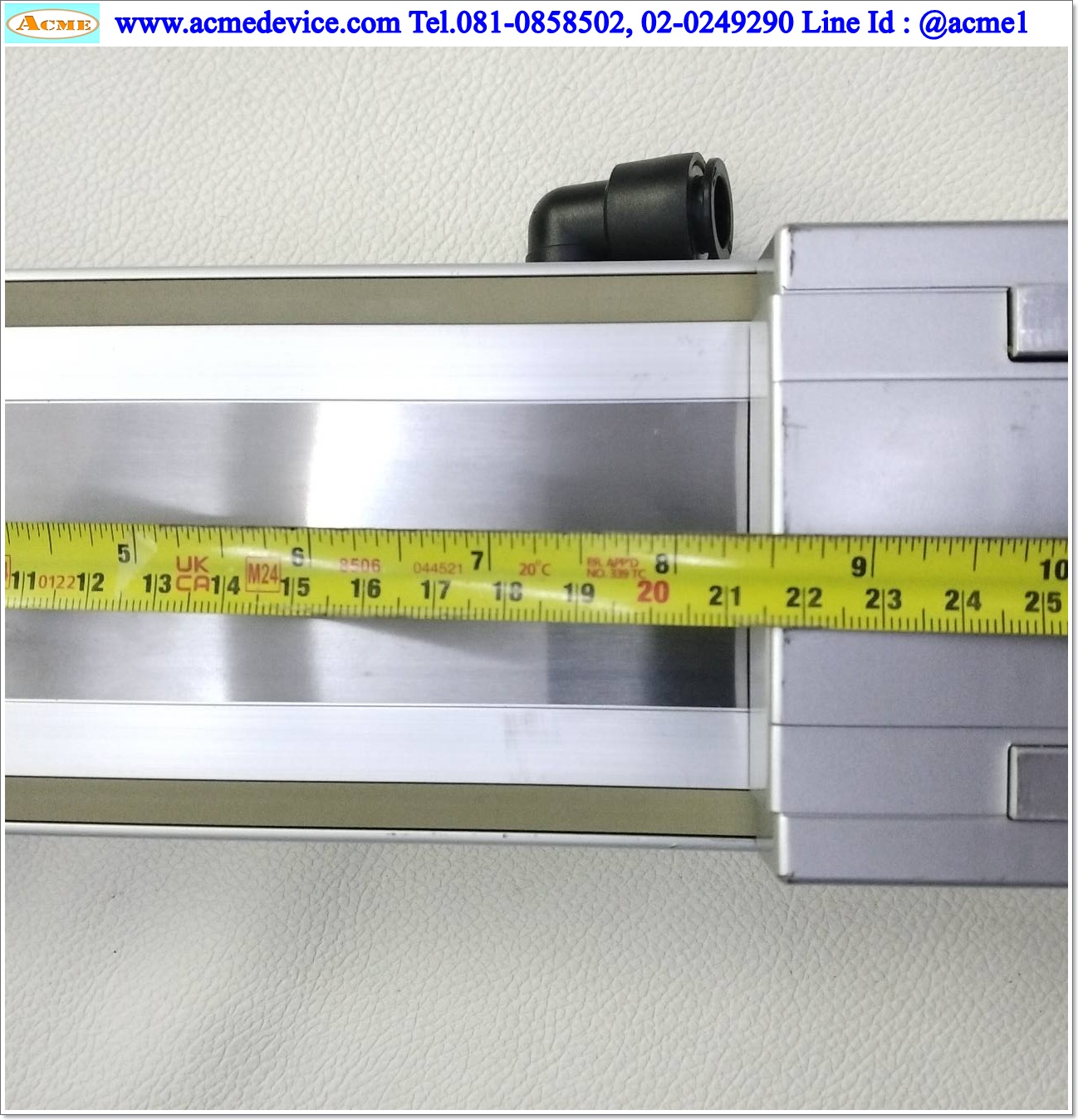 แกนสำเร็จรูป Ball Screw IAI รุ่น ISPDBCR-S-16-60-200-AQ-SCB010-MPG100-GPA-AMC-2C-EM-RM2-NSE-NW-SP, ขนาด 90 x 570 mm., Stroke 210 mm., Pit 16 mm.