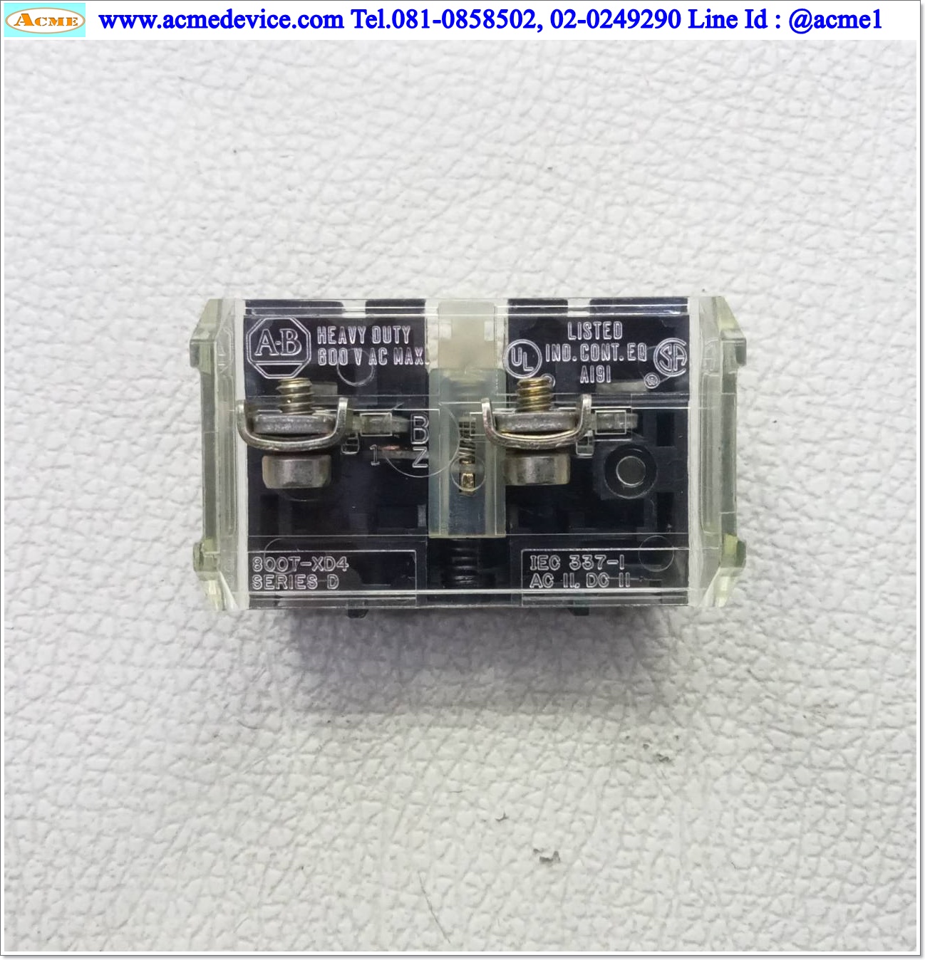 Contact Block Allen-Bradley รุ่น 800T-XD4, 1NC