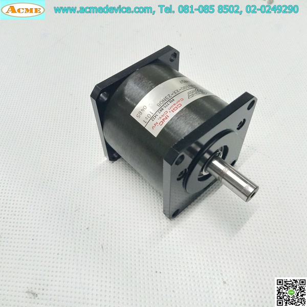 Gear Head CGI รุ่น 023SIX0100-XX-23N08, Ratio 10:1 (เพลาเข้า 6 mm., ออก 9.5 mm.), for Stepping □ 57x57 ∅ 38
