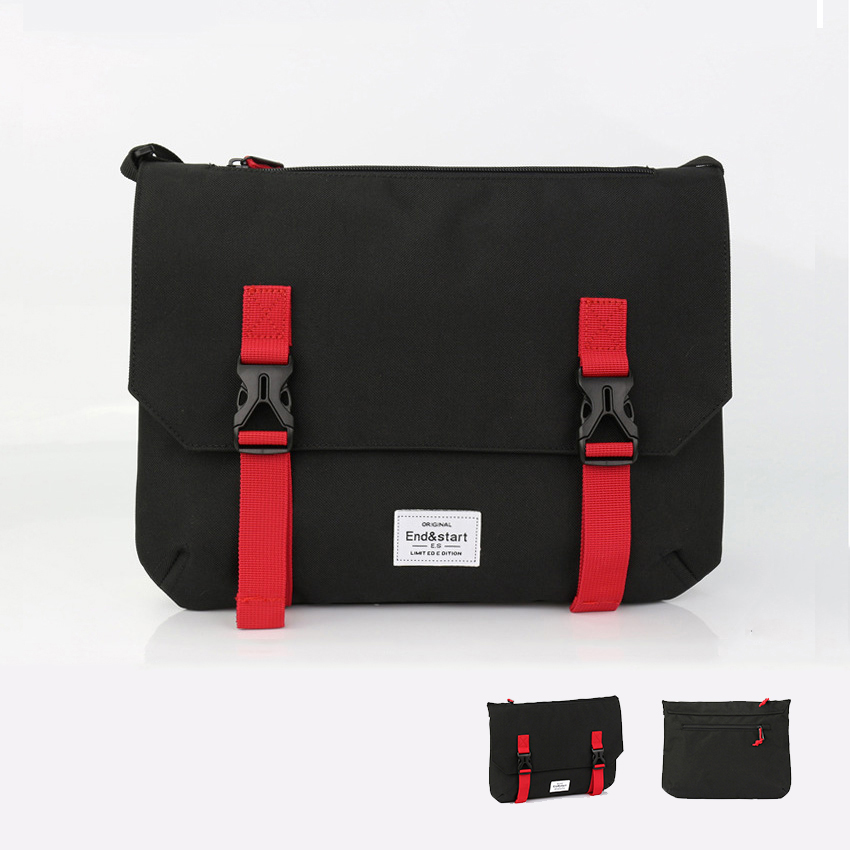 กระเป๋าแมสเซนเจอร์ กระเป๋าสะพายข้าง end&start | END008 red hipster