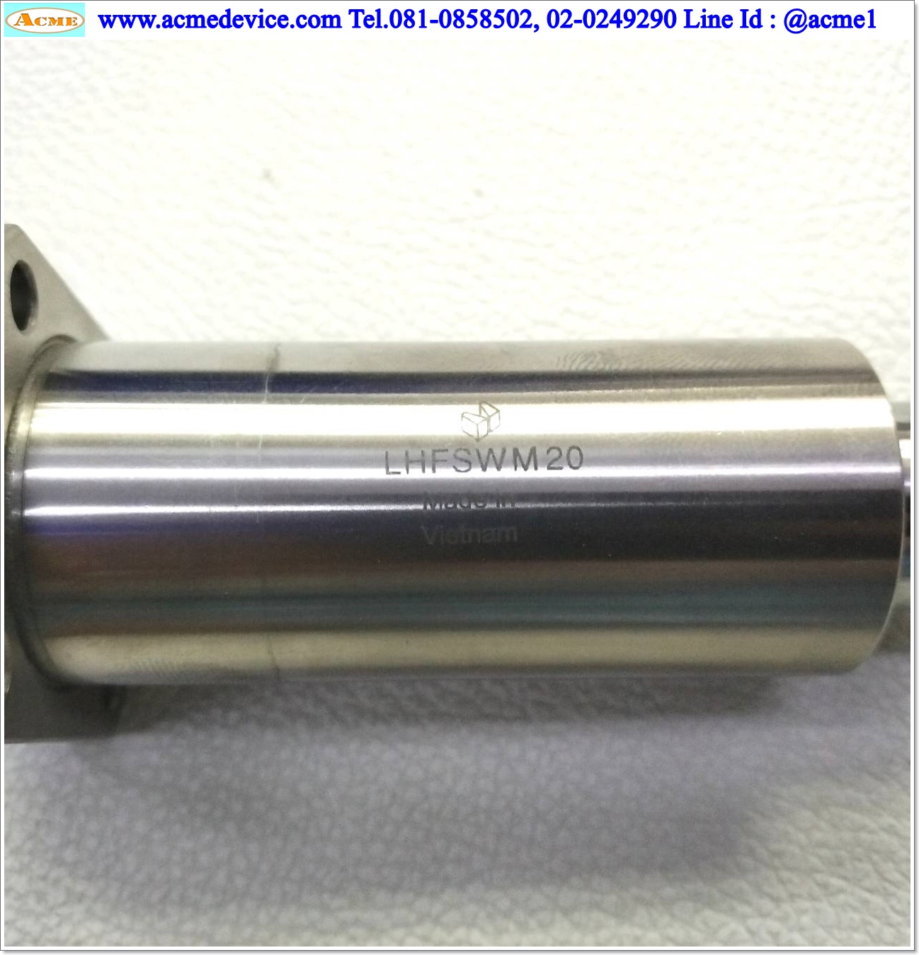 Linear Bushing and Shafts Misumi รุ่น LHFSWM20, เพลาโต 20 mm. x 110 mm.